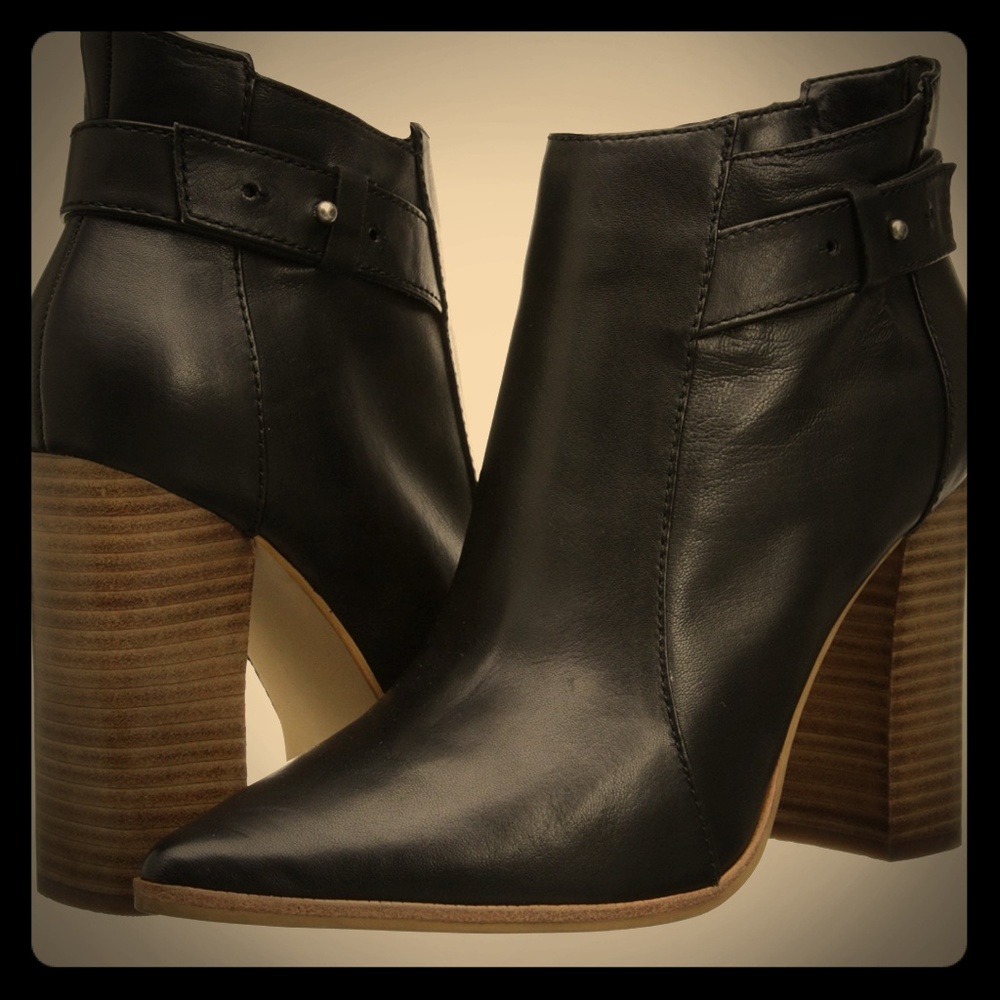 Steven Stacked Heel Booties